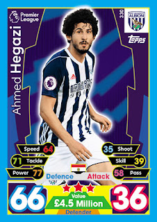 Topps Match Attax 2017-2018 West Bromwich Albion Set