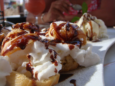 Profiteroles at Taste of Belgium, Aruba