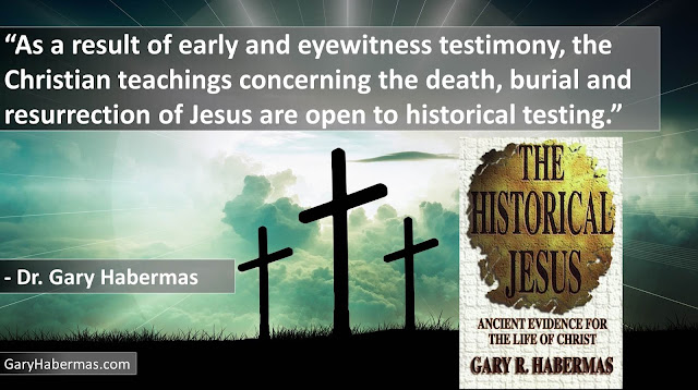 Quote from Gary Habermas from his book "The Historical Jesus: Ancient Evidence For The Life of Christ"- "As a result of early and eyewitness testimony, the Christian teachings concerning the death, burial and resurrection of Jesus are open to historical testing." #History #Jesus #Christianity #Evidence #Religion #God