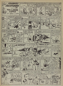 Las fascinantes aventuras de Tallarin Lopez, Pulgarcito nº 40(1947)