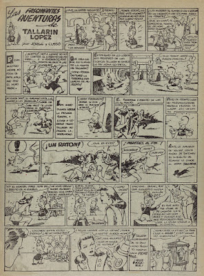 Las fascinantes aventuras de Tallarin Lopez, Pulgarcito nº 40(1947)