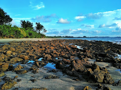 Let's visit Saint Martin's Island in Bangladesh.