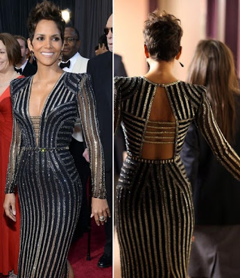 halle berry dress oscar 2013