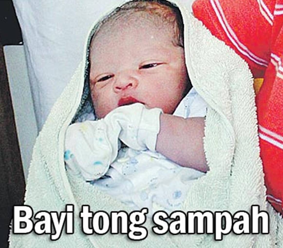 Bayi Ditemui Di Tong Sampah Surat Khabar