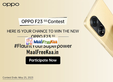 OPPO F23 5G Contest Answer & Win OPPO F23