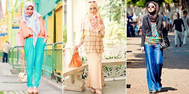 Casual Hijab Style - Dian Pelangi's Collection
