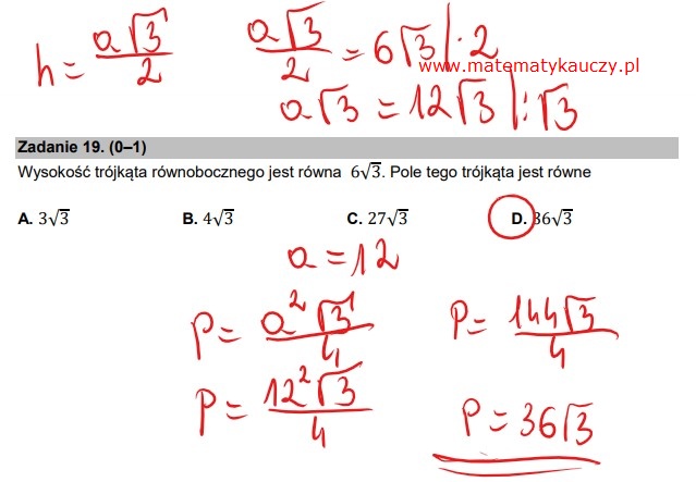 Rozwiązania KROK PO KROKU i odpowiedzi do MATURY z MATEMATYKI z 5 maja 2022 roku / poziom podstawowy.