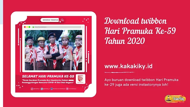 Download twibbon hari pramuka