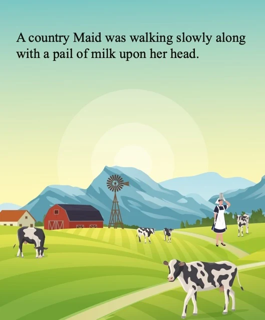 The Country Maid and her Milk Pail