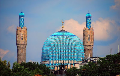 st petersburg mosque bukhara style, bukhara emirate mosque russia, uzbekistan art craft tours