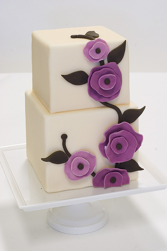 modern fondant wedding cakes