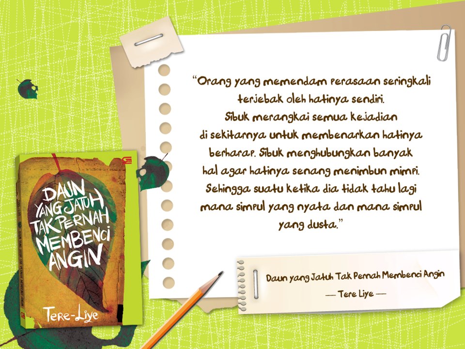 Kumpulan Kata Bijak dari Buku Tere Liye  Pelajaran Bahasa 