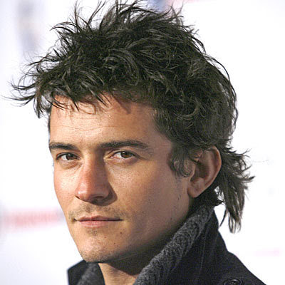 Orlando Bloom Razor Cut Hairstyles for Men