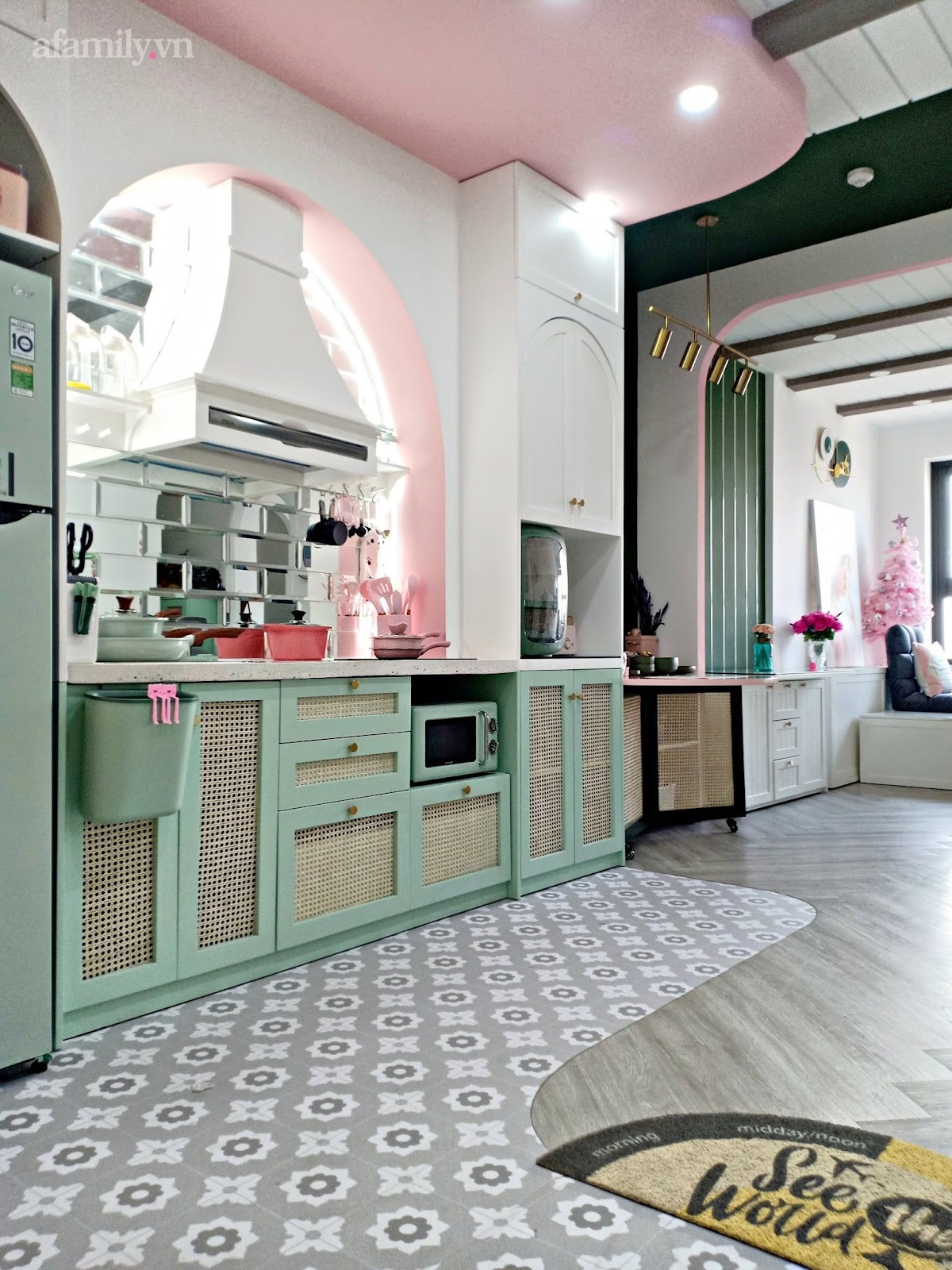 Cô vợ đảm "cân" decor cho căn hộ 56m² đẹp thế nào mà chồng phải khen không dứt lời - Ảnh 6.