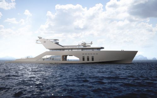 Mega yacht Hareide Design