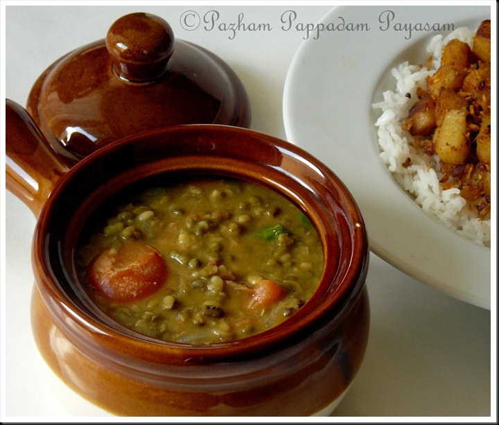 GREEN GRAM/CHERUPAYAR CURRY