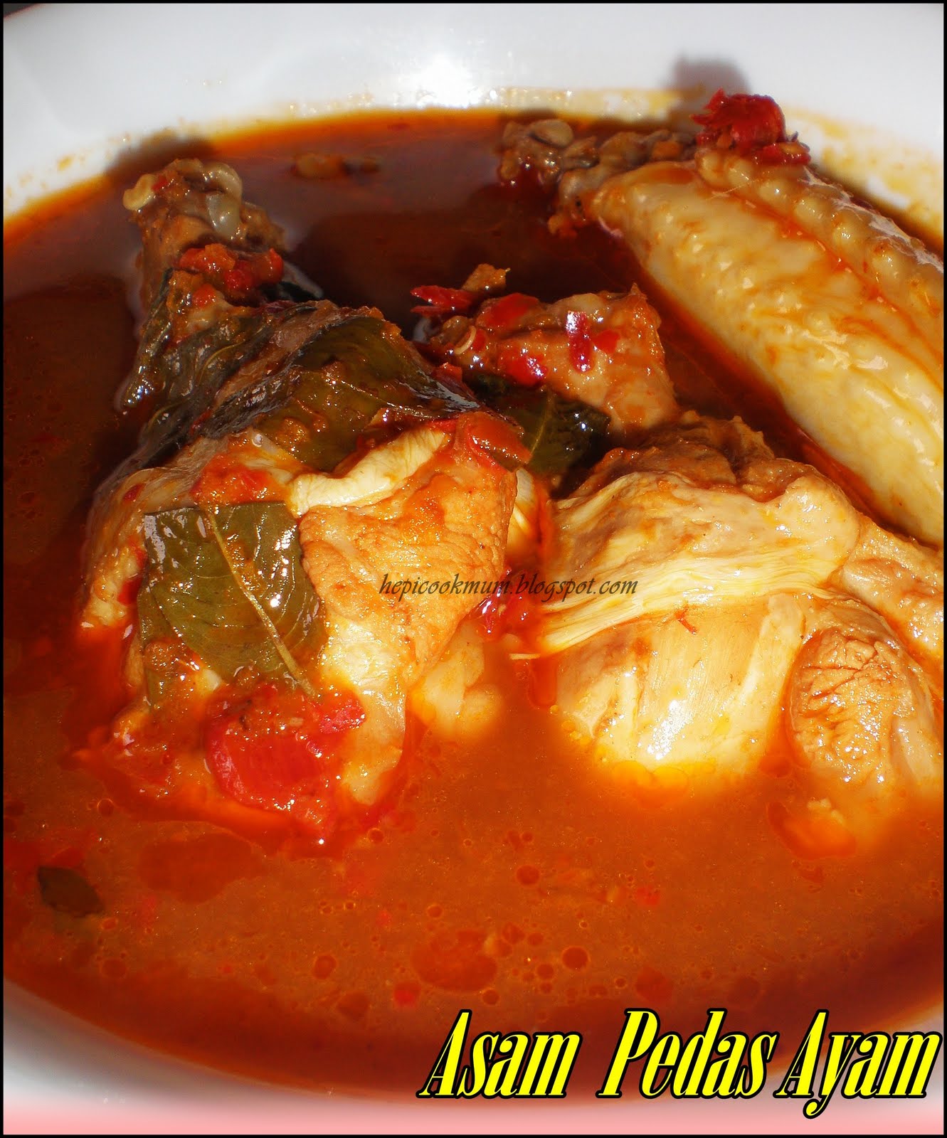 Hepi Cook Mum Asam  Pedas  Ayam 