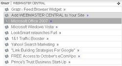 Preview WEBMASTER CENTRAL Grazr