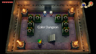 screenshot of the entrance to the Color Dungeon