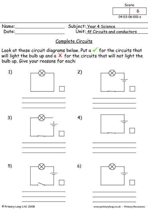 the city school grade 4 science reinforcement worksheets