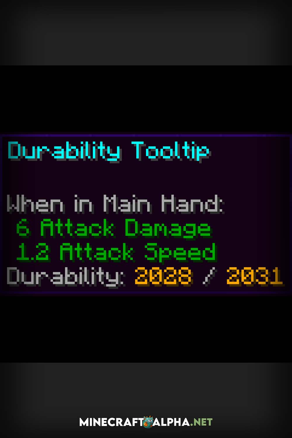 Durability Tooltip Mod [1.19.2, 1.18.2] (Durability of Minecraft Number Visualized)