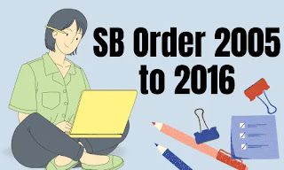 SB Order 2005 to 2016