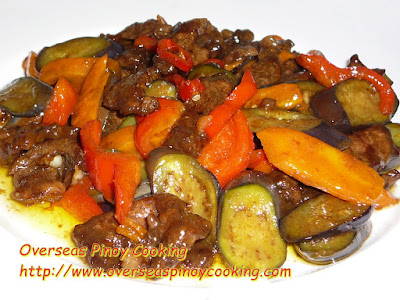 Beef and Eggplant Stirfry