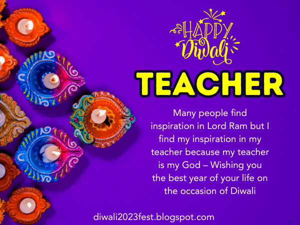 happy diwali 2023 wishes for teacher