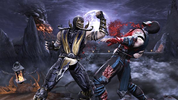 mortal kombat 9 sub zero and scorpion. mortal kombat 9 sub zero