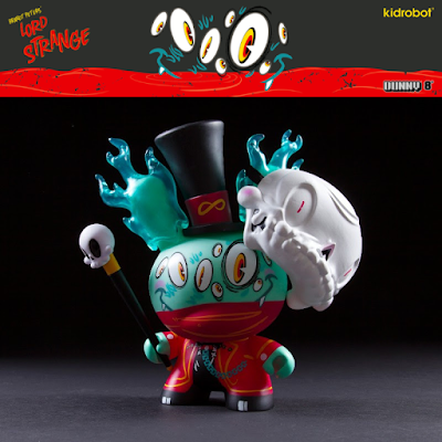 Lord Strange Red Edition 8” Dunny Vinyl Figure by Brandt Peters x Kidrobot