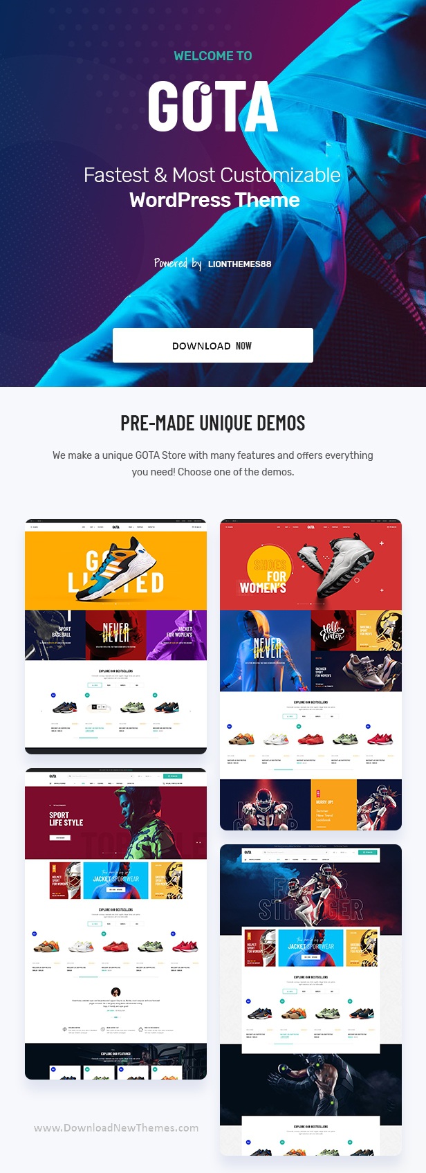 Sport Elementor WooCommerce Theme