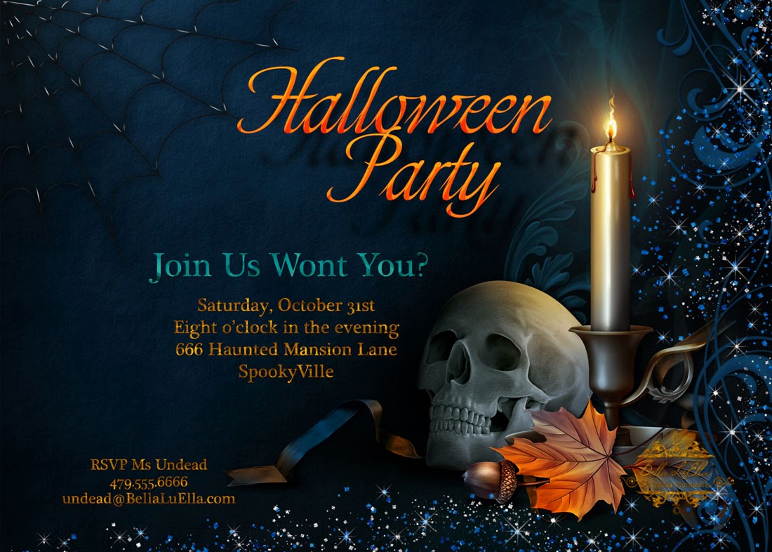 Halloween Birthday Party Invitations 6