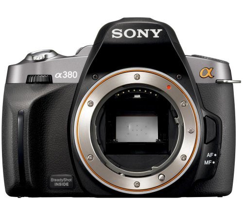 Sony Alpha A380 Digital SLR 14.2 MP, Super SteadyShot INSIDE Image Stabilization, WSP Mini tripod, Cleaning set (Body kit)