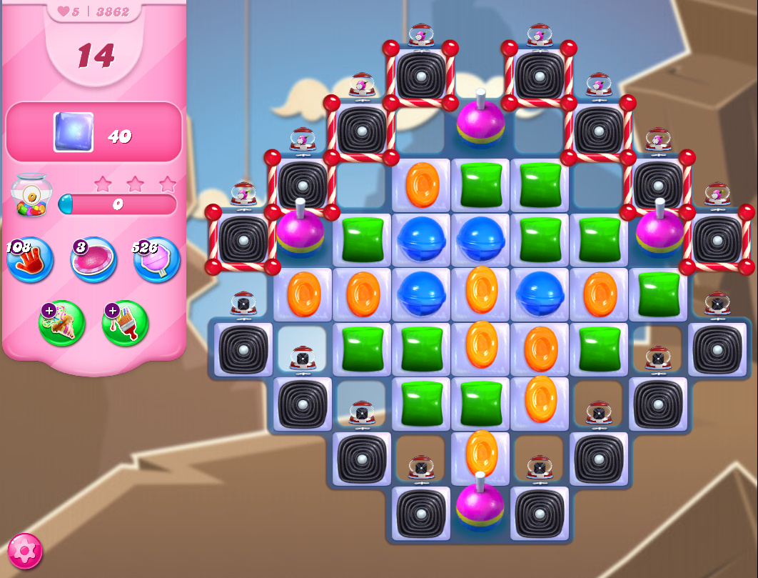 Candy Crush Saga level 3862