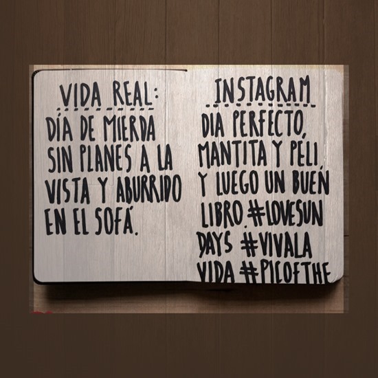 realidad vs instagram  