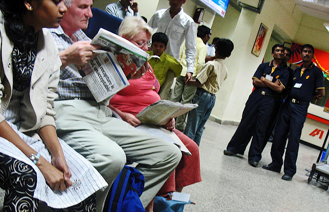 people waiting at aurangabad airport