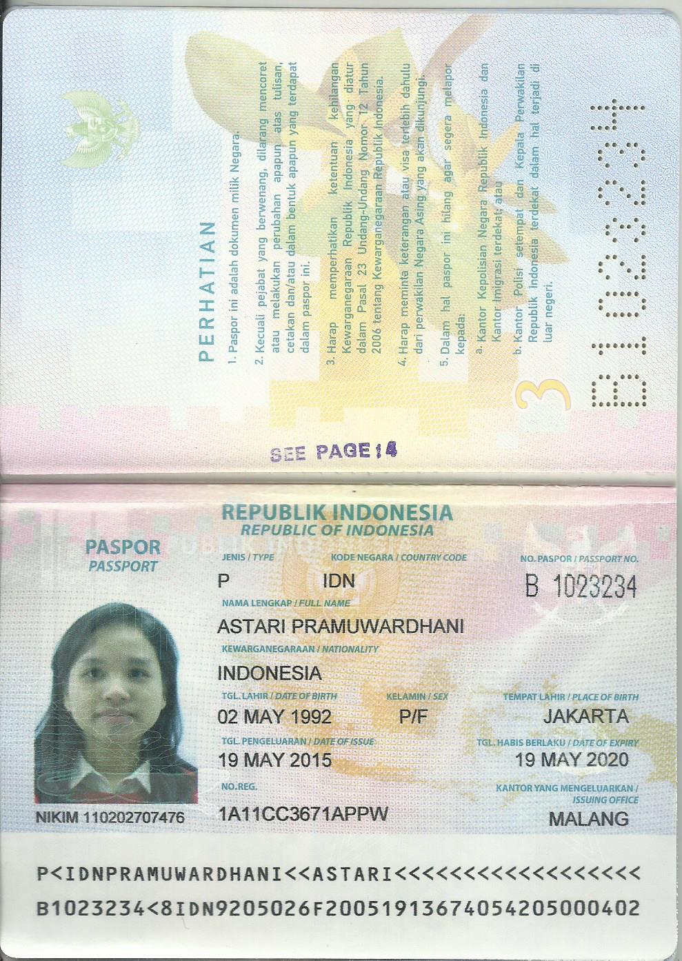 Paspor Baru (III): Penambahan Nama: alohomora