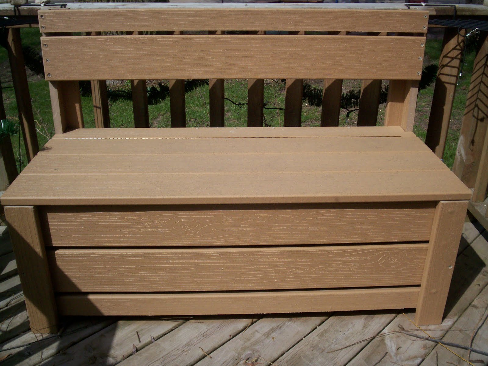wooden storage bench designs