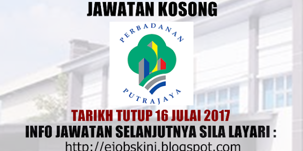 Jawatan Kosong Perbadanan Putrajaya (PPj) - 16 Julai 2017