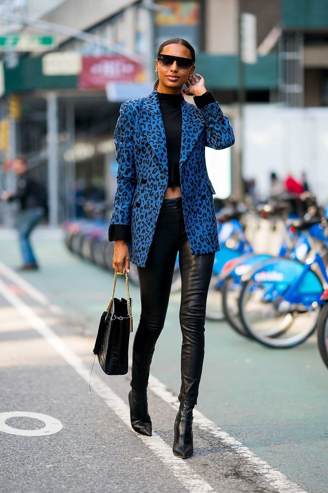 Jasmine Tookes Street Style Fashion in New York City