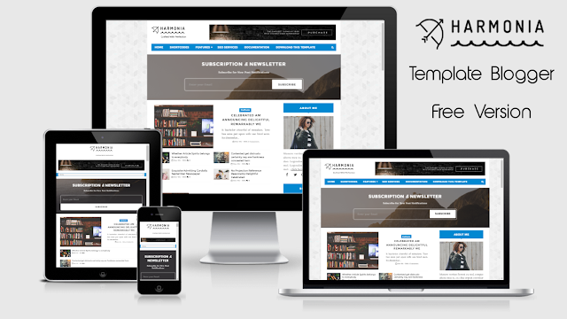 Harmonia Template Blogger Free Version