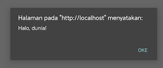 Memasang JavaScript di HTML