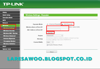 Cara Seting Tp-Link TL-WA701ND Sebagai Repeater