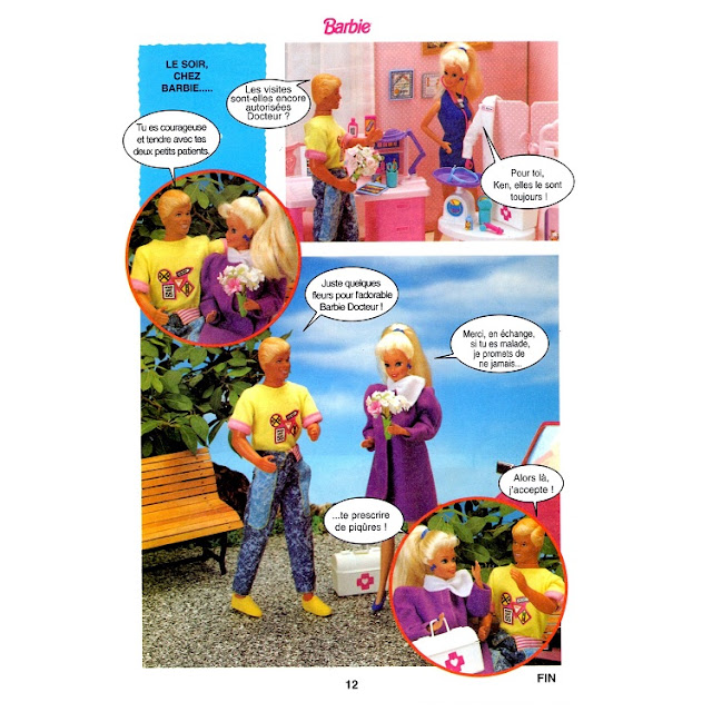 Huitième page du roman-photos Barbie docteur.