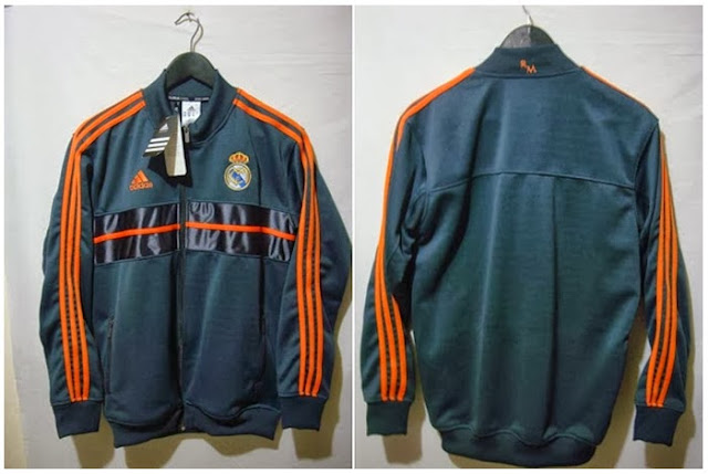 Jaket Grade Ori Anthem Real Madrid Black 2013/2014