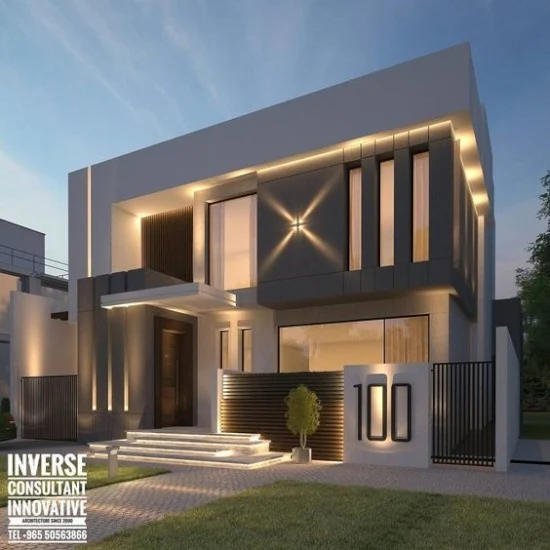 rumah modern minimalis dengan atap cor flat