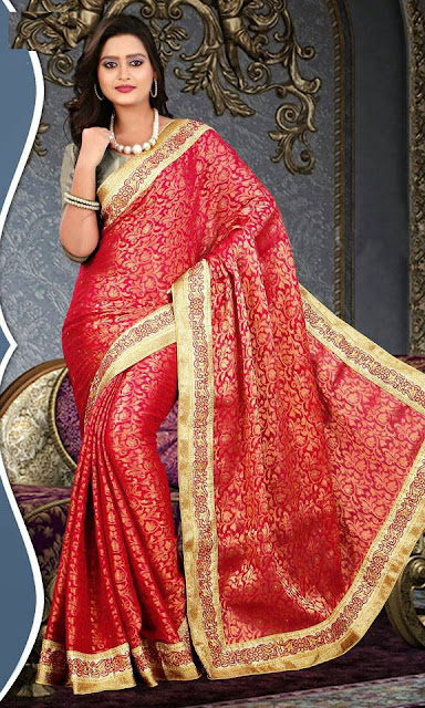 Simple Sober Saree Design Collection 2015 For Women