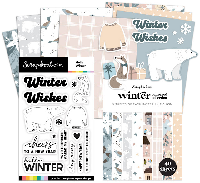 Scrapbook.com Hello Winter Bundle Mini Kit