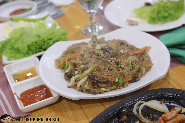 Korean Japchae in Dong Won Garden