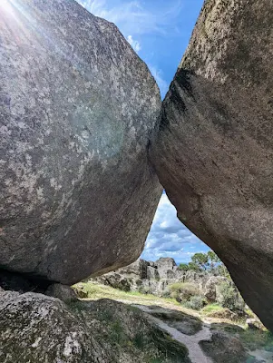 The joined stones in Monsanto Portugal